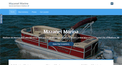 Desktop Screenshot of mazanetmarine.com