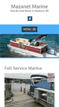 Mobile Screenshot of mazanetmarine.com