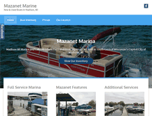 Tablet Screenshot of mazanetmarine.com